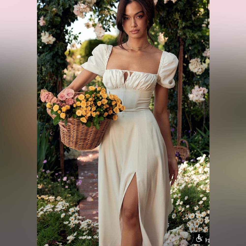 House of CB Tallulah Dress white